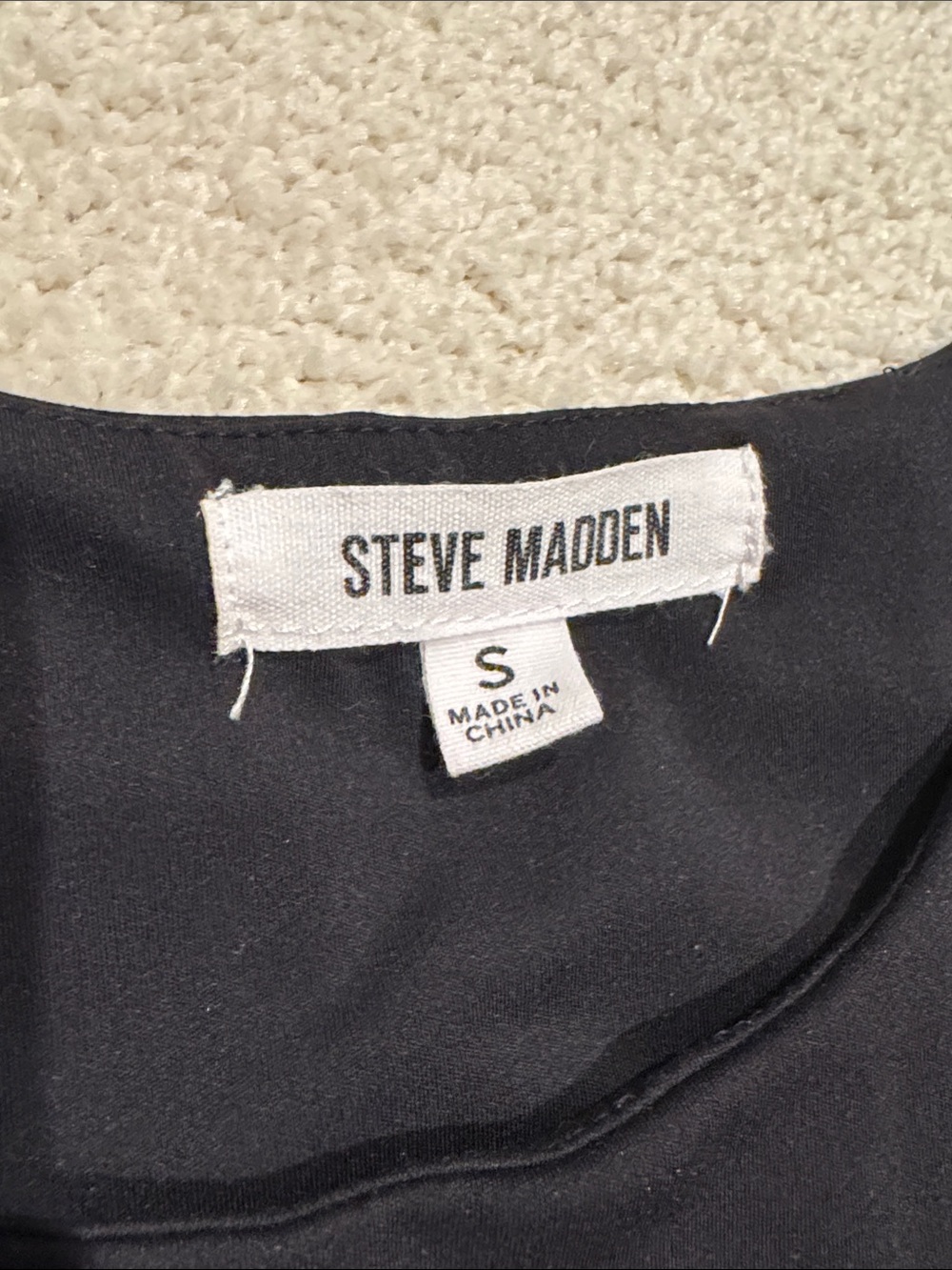 Steve Madden Black Bodysuit